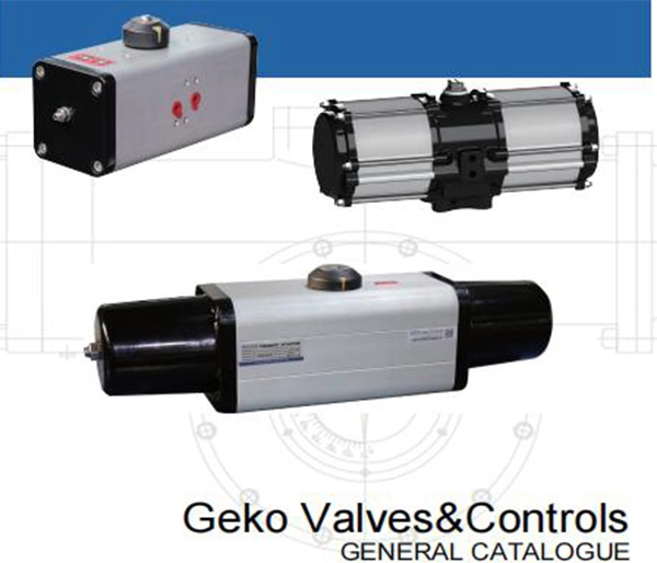Qu'est-ce qu'un actionneur pneumatique à double joug écossais et à quoi sert-il ?