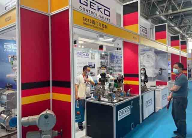GEKO CONTROL-VALVES a participé au Cippe 2021 à Pékin