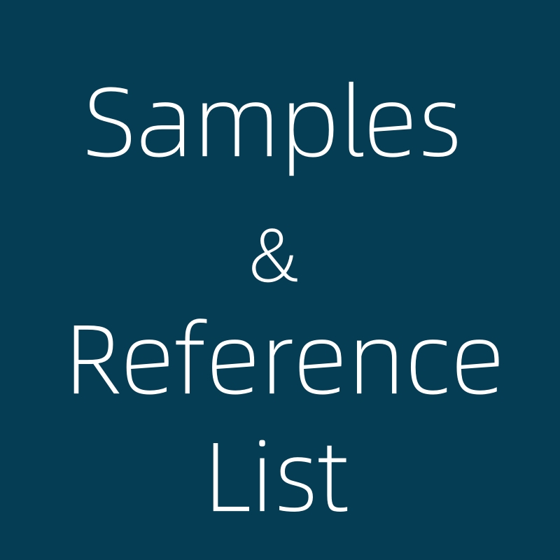 Liste d'exemples/de références