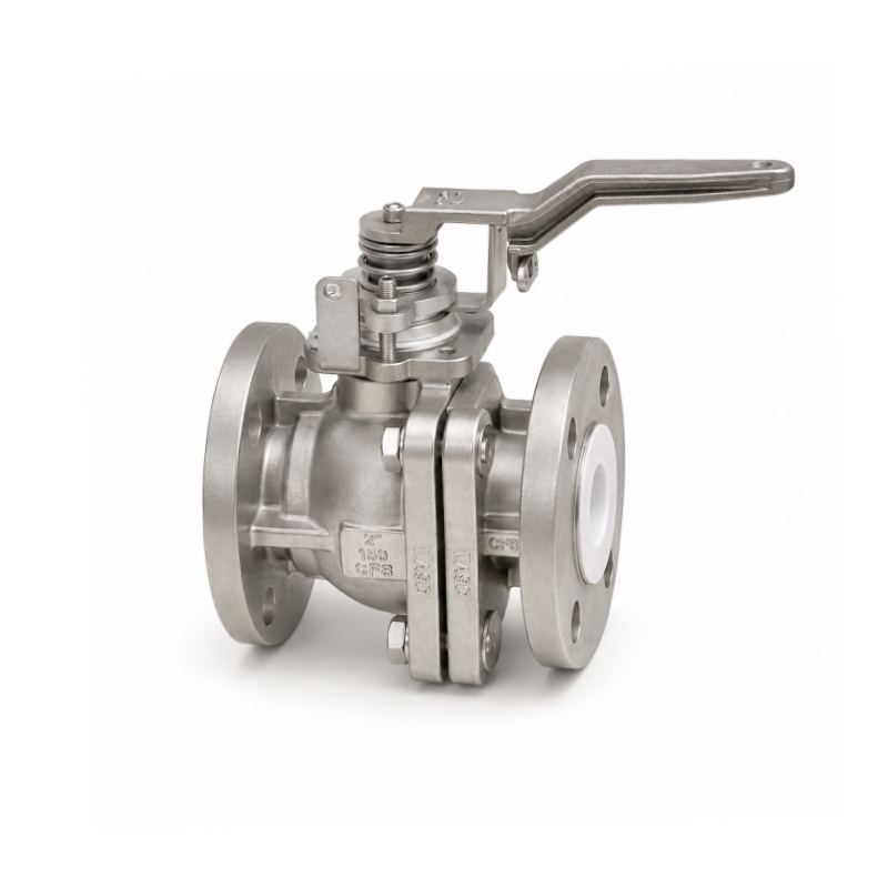 PTFE lined ball valve