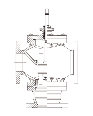 Three Way Control Valve