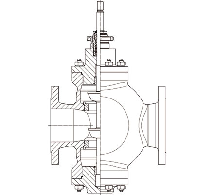 Vanne d'angle série GKV350/380